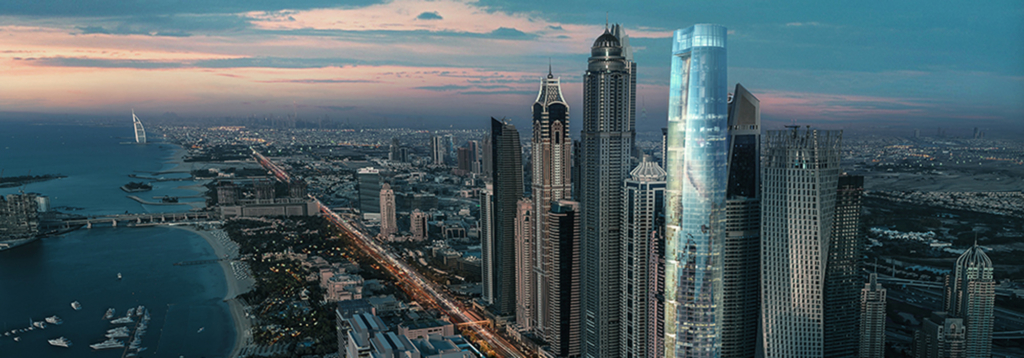 Ciel Tower in der Dubai Marina