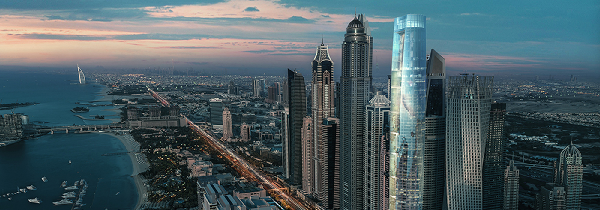 Ciel Tower in der Dubai Marina